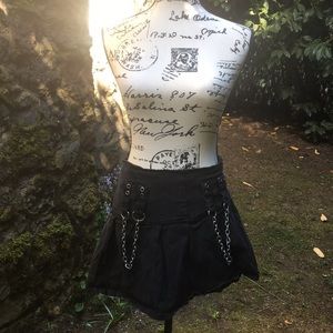 Vintage Tripp NYC denim studded skirt size XXL